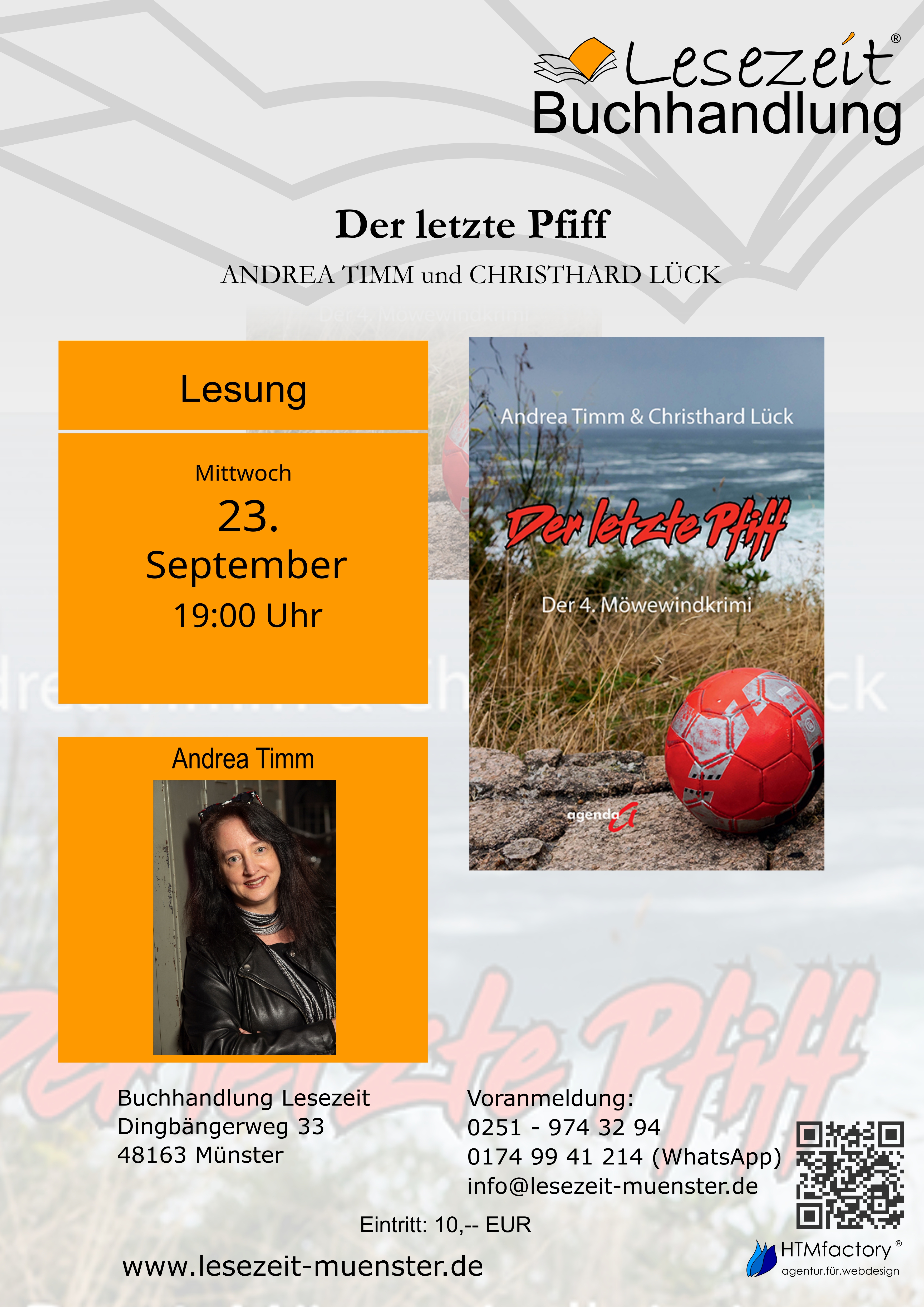 Lesung in der Lesezeit